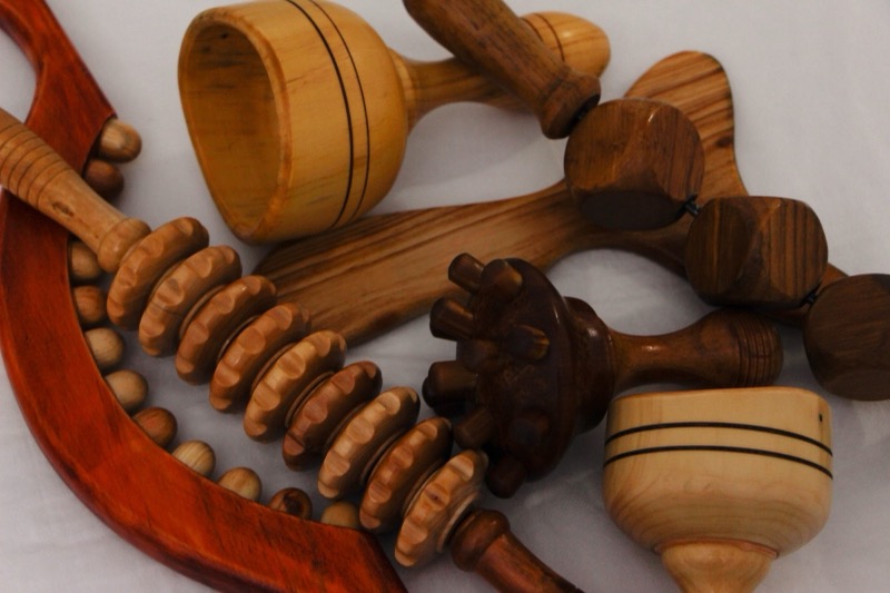 Herramientas de madera para maderoterapia